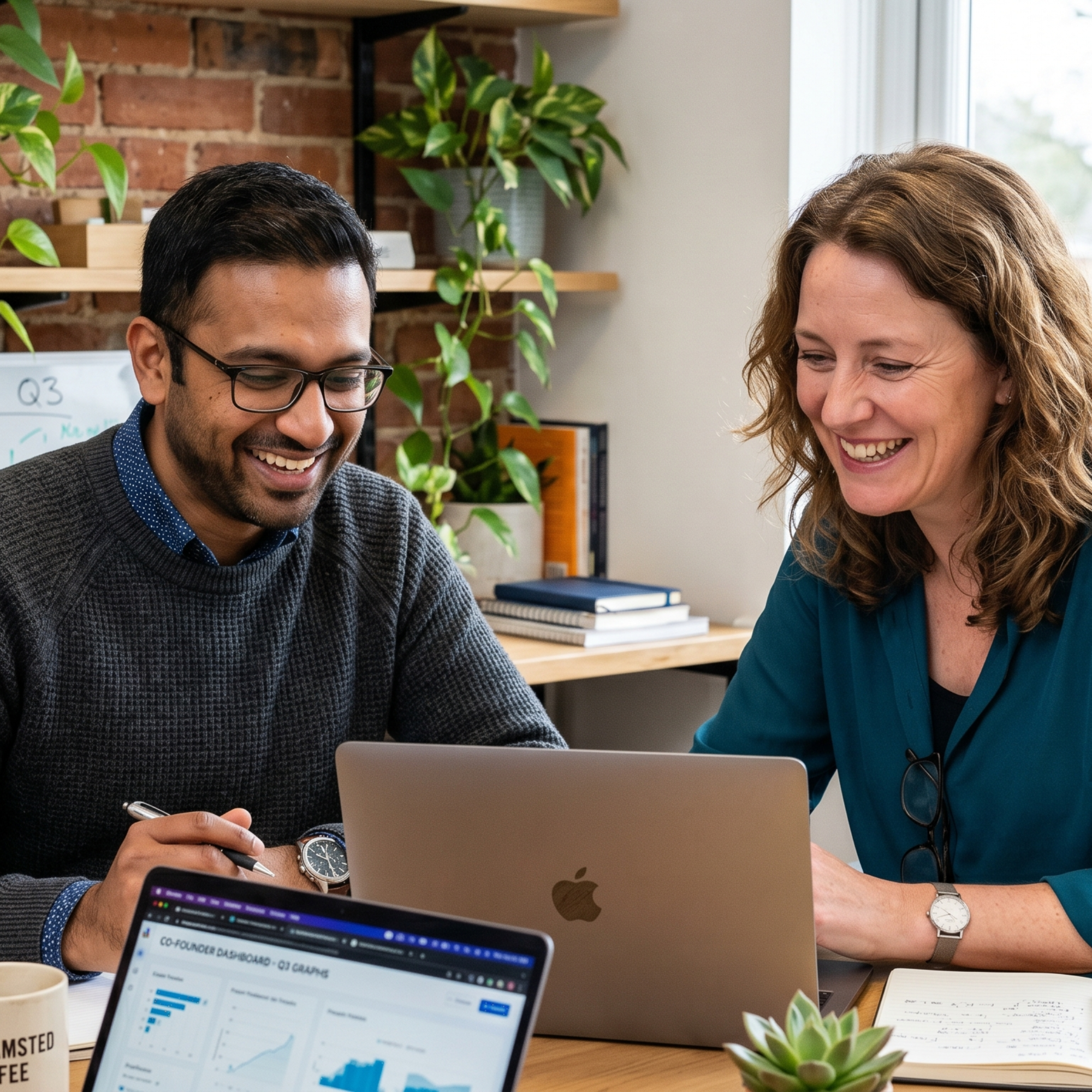Members collaborating in a working group